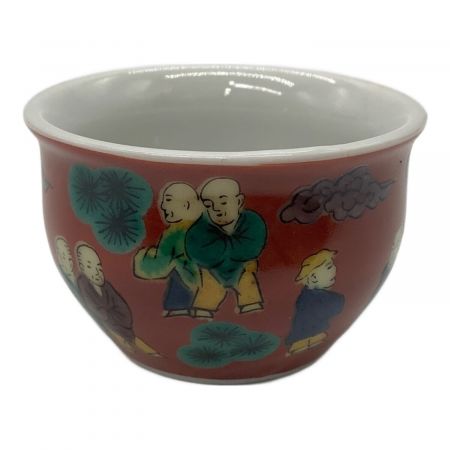 九谷焼　時代　盃セット　共箱　タカチ　東①さ5-0405② 九谷焼 時代 盃セット 共箱 タカチ 東①さ5-0405②