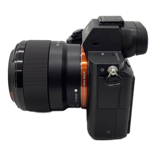 SONY (ソニー) ミラーレス一眼カメラ α7 II レンズキット SONY FE 1.8/50 ※ジャンク品 ボタン不良 ILCE-7M2 2470万画素 専用電池 -