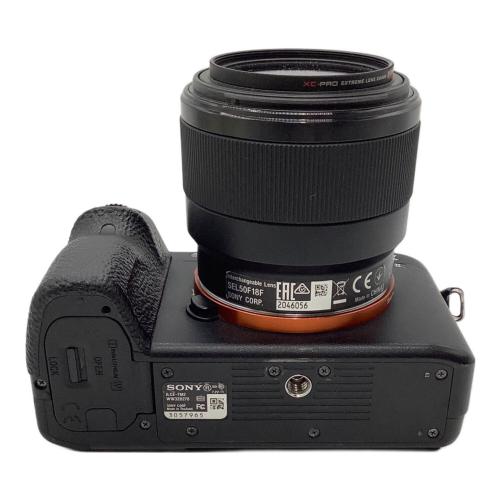 SONY (ソニー) ミラーレス一眼カメラ α7 II レンズキット SONY FE 1.8/50 ※ジャンク品 ボタン不良 ILCE-7M2 2470万画素 専用電池 -