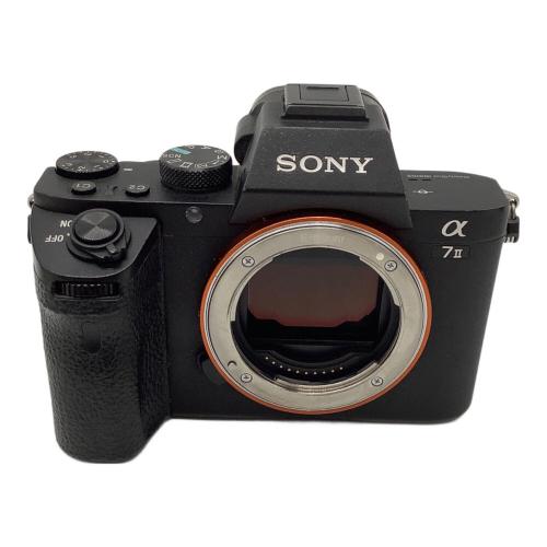 SONY (ソニー) ミラーレス一眼カメラ α7 II レンズキット SONY FE 1.8/50 ※ジャンク品 ボタン不良 ILCE-7M2 2470万画素 専用電池 -