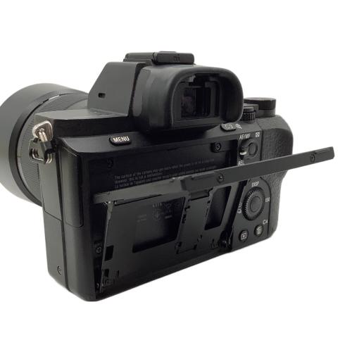 SONY (ソニー) ミラーレス一眼カメラ α7 II レンズキット SONY FE 1.8/50 ※ジャンク品 ボタン不良 ILCE-7M2 2470万画素 専用電池 -