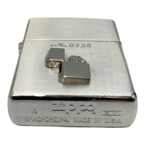 ZIPPO 純銀メタル ケース付