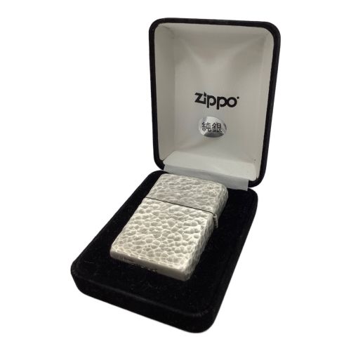 ZIPPO (ジッポ) ZIPPO 純銀 2015 槌目 2015年製