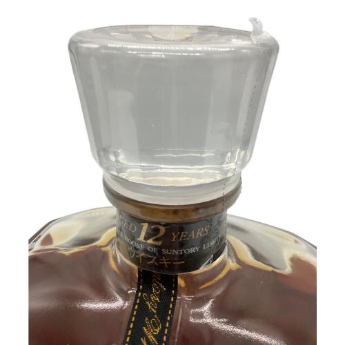 SUNTORY (サントリー) ジャパニーズウィスキー 700ml CREST 12年 未開封