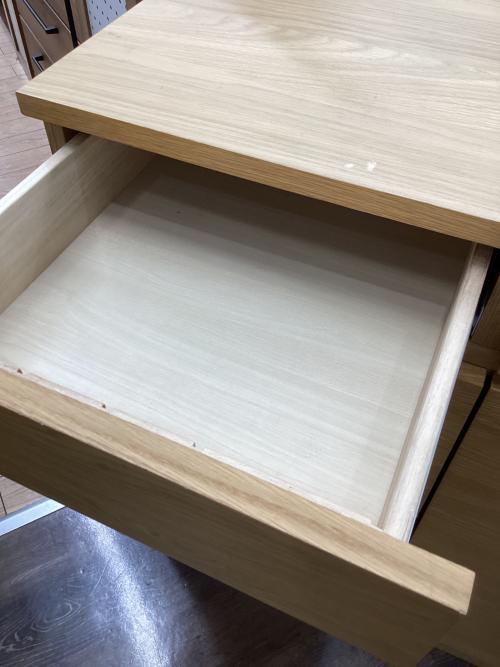 無印良品 (ムジルシリョウヒン) キャビネット ナチュラル 2枚扉 オーク材