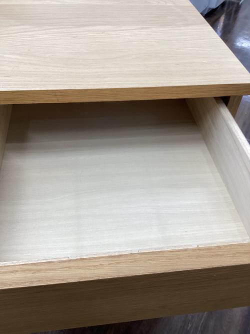 無印良品 (ムジルシリョウヒン) キャビネット ナチュラル 2枚扉 オーク材