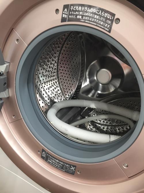 SHARP (シャープ) ドラム式洗濯乾燥機 7.0kg 3.5㎏ ES-S7G-NL 2022年製 クリーニング済 50Hz／60Hz