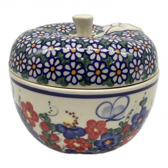 りんごポット ポーランド製 ポーリッシュポタリー