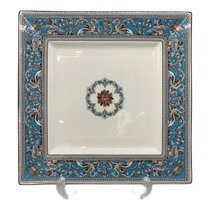 Wedgwood (ウェッジウッド) スクエアプレート フロレンティーン・ターコイズ