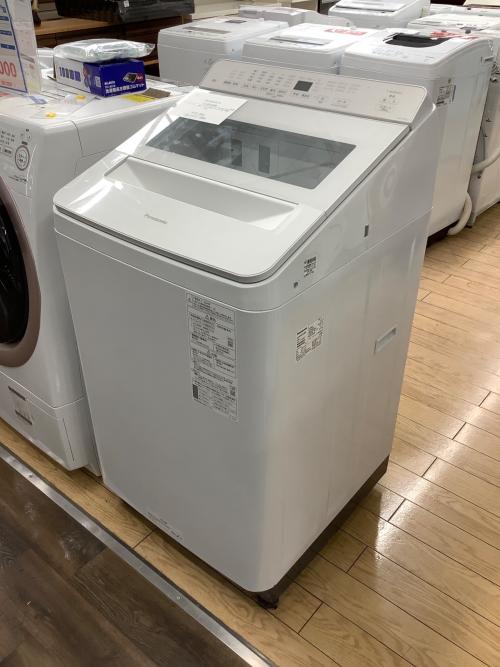 Panasonic (パナソニック) 全自動洗濯機 8.0kg NA-FA8K2-W 2024年製 クリーニング済 50Hz／60Hz