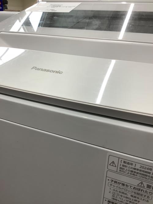 Panasonic (パナソニック) 全自動洗濯機 8.0kg NA-FA8K2-W 2024年製 クリーニング済 50Hz／60Hz