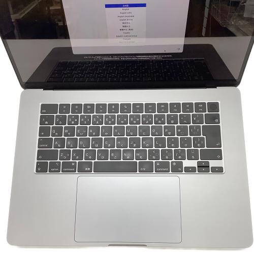 Apple (アップル) MacBook Air A2941 15インチ Mac OS sonoma14.0 メモリ:8GB SSD:512GB J4QDLWX25M