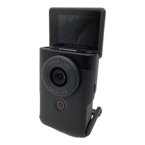 CANON VLOGカメラ PowerShot V10 トライポッドグリップキット 約1310万画素 1.0型高感度裏面照射CMOSセンサー フルHD 125～6400、4K 125～3200 121022002227 未使用品