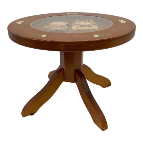 HELLO KITTY (ハローキティ) ウェディング ミニテーブル ブラウン Kitty&Daniel 木製 マロニエウェディングシリーズ