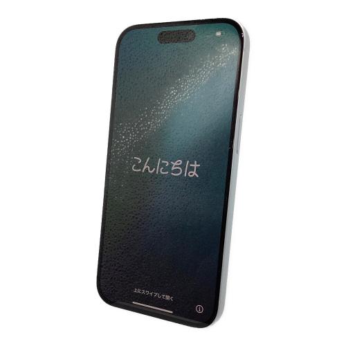 Apple (アップル) iPhone15 MTML3J/A サインアウト確認済 356559532633786 ○ SIM FREE 128GB バッテリー:Bランク(87%) 程度:Bランク（キズ有） 未商品化