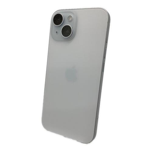 Apple (アップル) iPhone15 MTML3J/A サインアウト確認済 356559532633786 ○ SIM FREE 128GB バッテリー:Bランク(87%) 程度:Bランク（キズ有） 未商品化