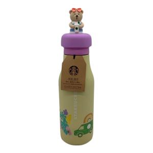 STARBUCKS COFFEE (スターバックスコーヒー) ステンレスロゴボトル 473ml イエロー ベアリスタ