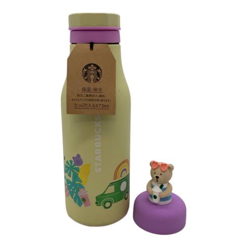 STARBUCKS COFFEE (スターバックスコーヒー) ステンレスロゴボトル 473ml イエロー ベアリスタ