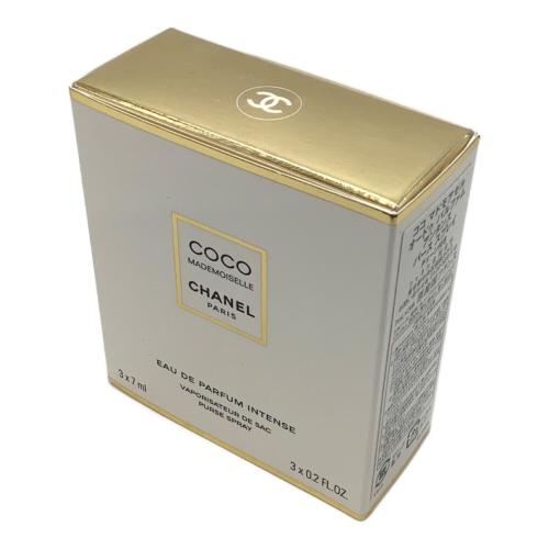 CHANEL (シャネル) オードパルファム ココ マドモアゼル オードゥ パルファム アンタンス パース スプレイ 7ml×3本 残量80%-99%