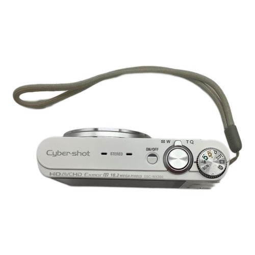 SONY (ソニー) コンパクトデジタルカメラ Cyber-shot ホワイト DSC-WX300 2110万画素(総画素) 1/2.3型CMOS (裏面照射型) 専用電池 0051150
