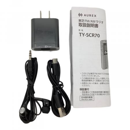 TOSHIBA (トウシバ) FM/AMラジオ TY-SCR70 動作確認済み -｜トレファク