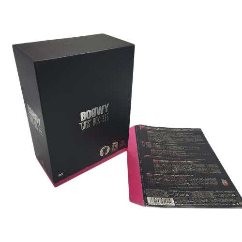 ライブDVD ディスク8枚 / 冊子×2 BOOWY GIGS BOX -