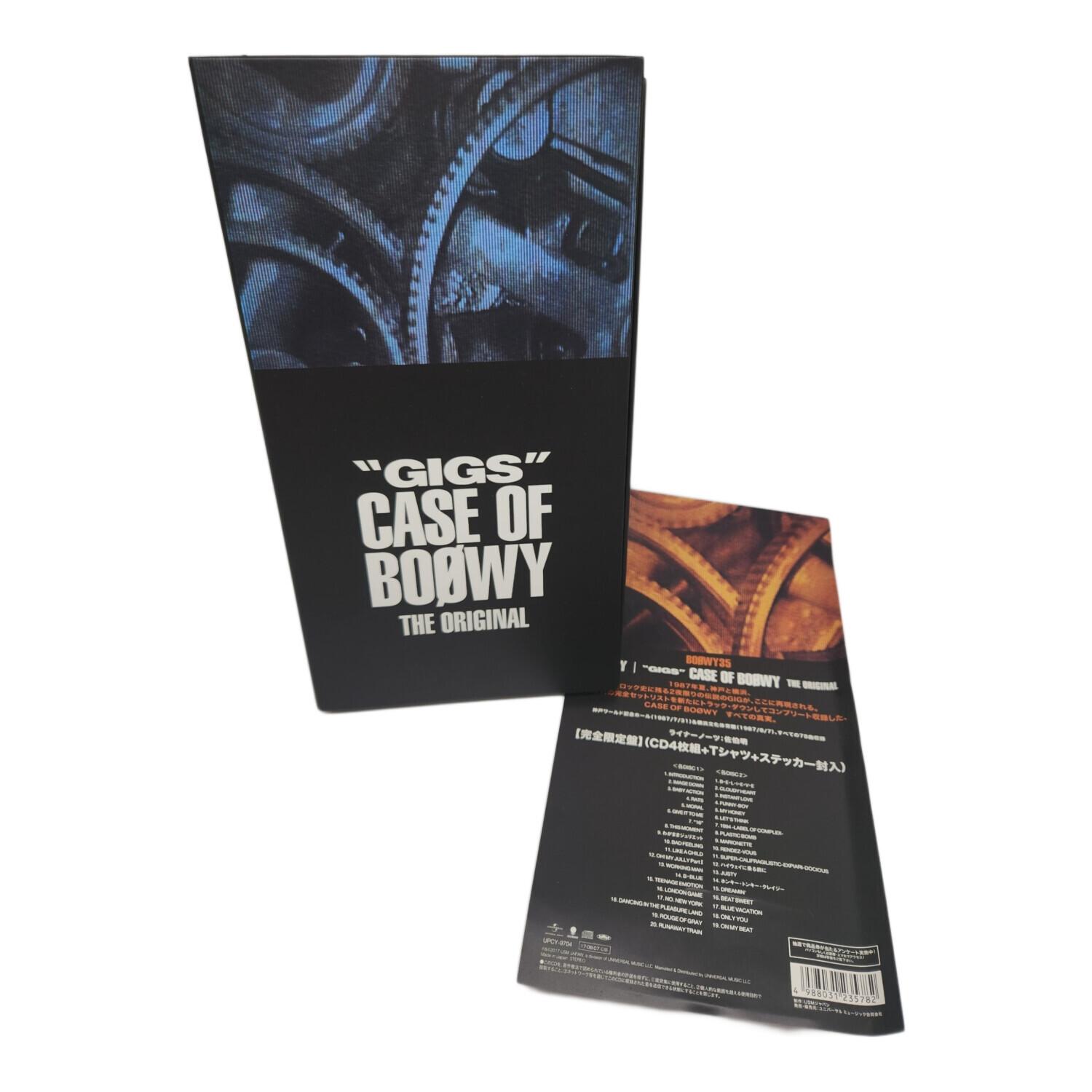 GIGS CASE OF BOØWY THE ORIGINAL GIGS CASE OF BOφWY -THE