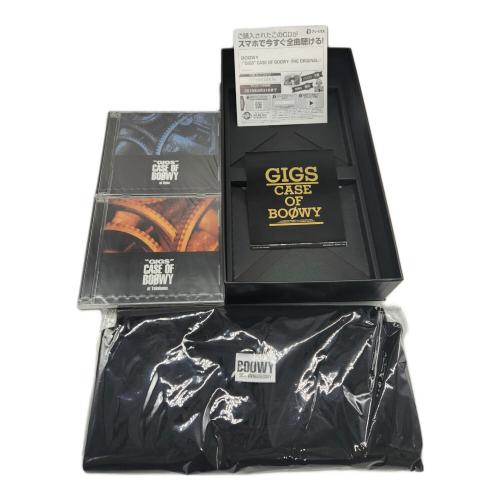 CDアルバム Tシャツ付完全限定盤 GIGS" CASE OF BOOWY -THE ORIGINAL 〇