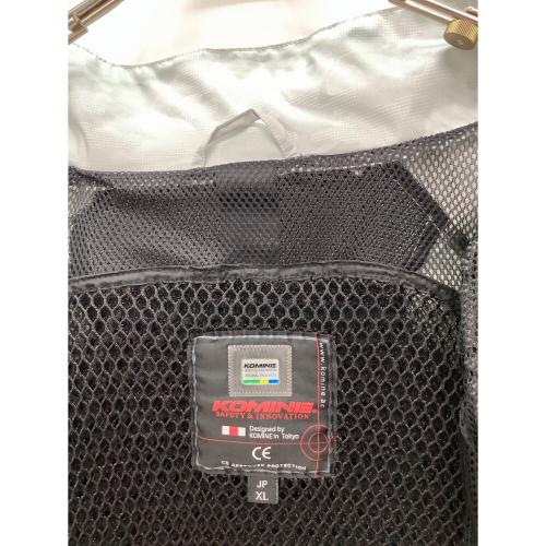 komine (コミネ) プロテクタージャケット メンズ SIZE XL ブラック プロテクトハーフメッシュパーカ ゲンリ