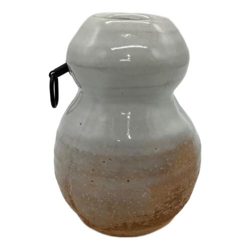 萩焼 (ハギヤキ) 桝花入れ 金子信彦