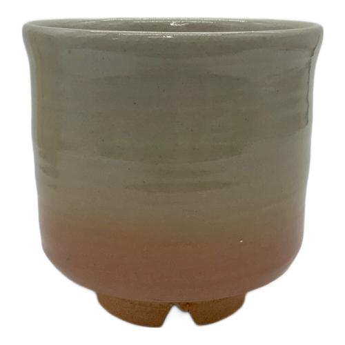 萩焼 (ハギヤキ) 立鶴茶碗 金子信彦