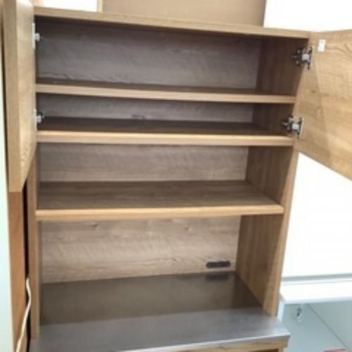 UNICO (ウニコ) レンジボード ナチュラル 194 2枚扉 スライド台 ADDAY