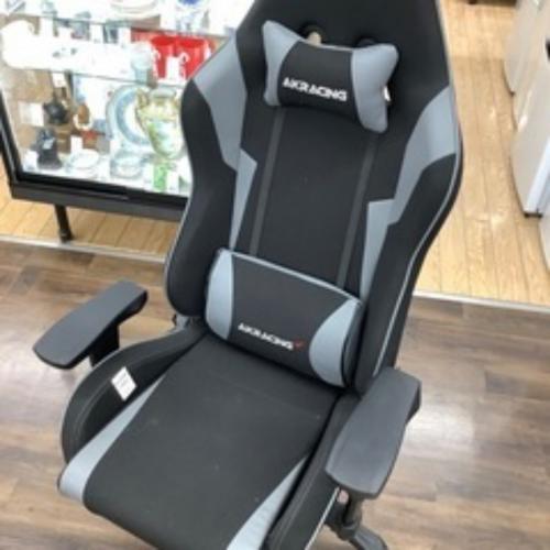 AK Racing (エーケーレーシング) ゲーミングチェア ブラック×グレー