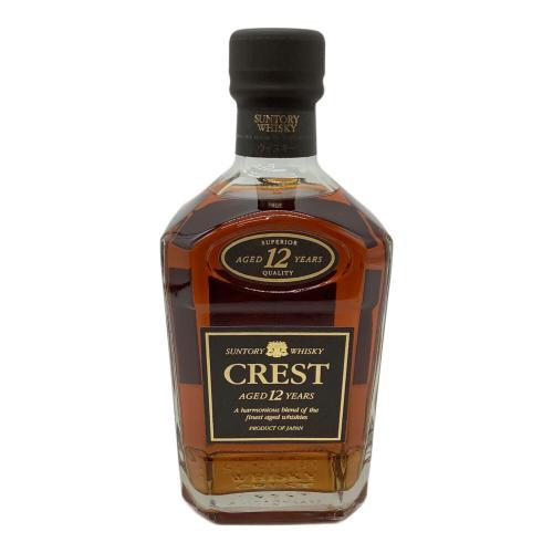 サントリー ウィスキー 750ml クレスト 12年 未開封