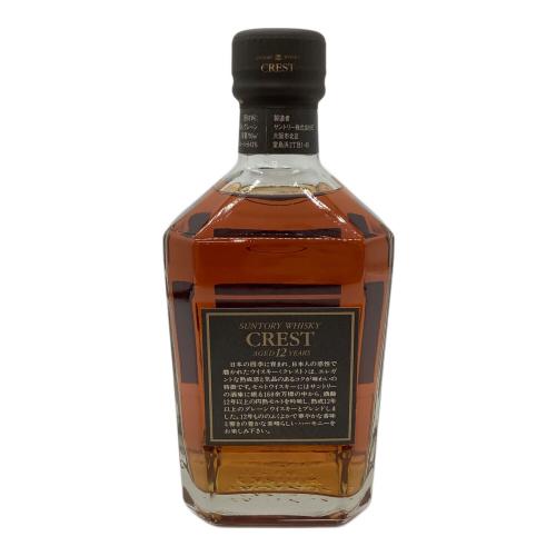 サントリー ウィスキー 750ml クレスト 12年 未開封