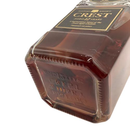 サントリー ウィスキー 750ml クレスト 12年 未開封