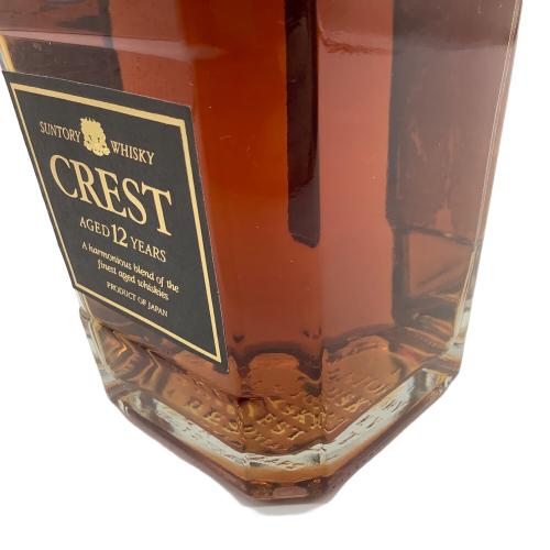 サントリー ウィスキー 750ml クレスト 12年 未開封