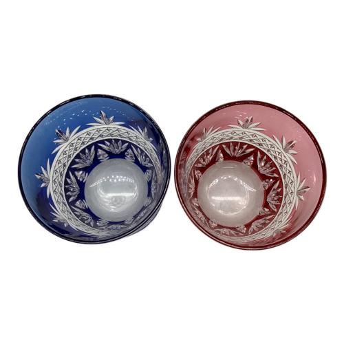KAGAMI CRYSTAL (カガミクリスタル) ロックグラス 江戸切子 ペアマイグラス 2651 ※記念品