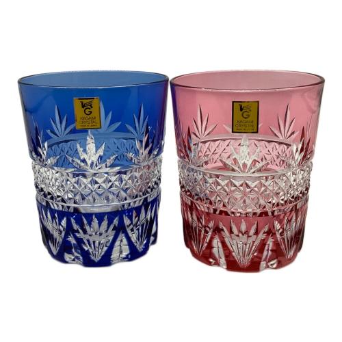 KAGAMI CRYSTAL (カガミクリスタル) ロックグラス 江戸切子 ペアマイグラス 2651 ※記念品