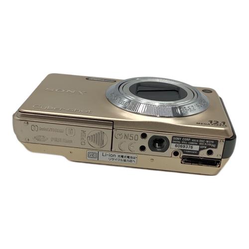 SONY (ソニー) コンパクトデジタルカメラ 本体キズ有 Cyber shot DSC-W270 1240万画素(総画素) 1/2.3型CCD 専用電池 6069376