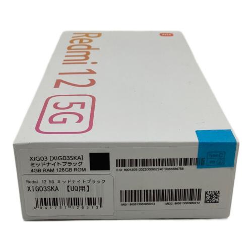 Xiaomi (シャオミ) Redmi 12 5G ミッドナイトブラック 128GB 未使用品