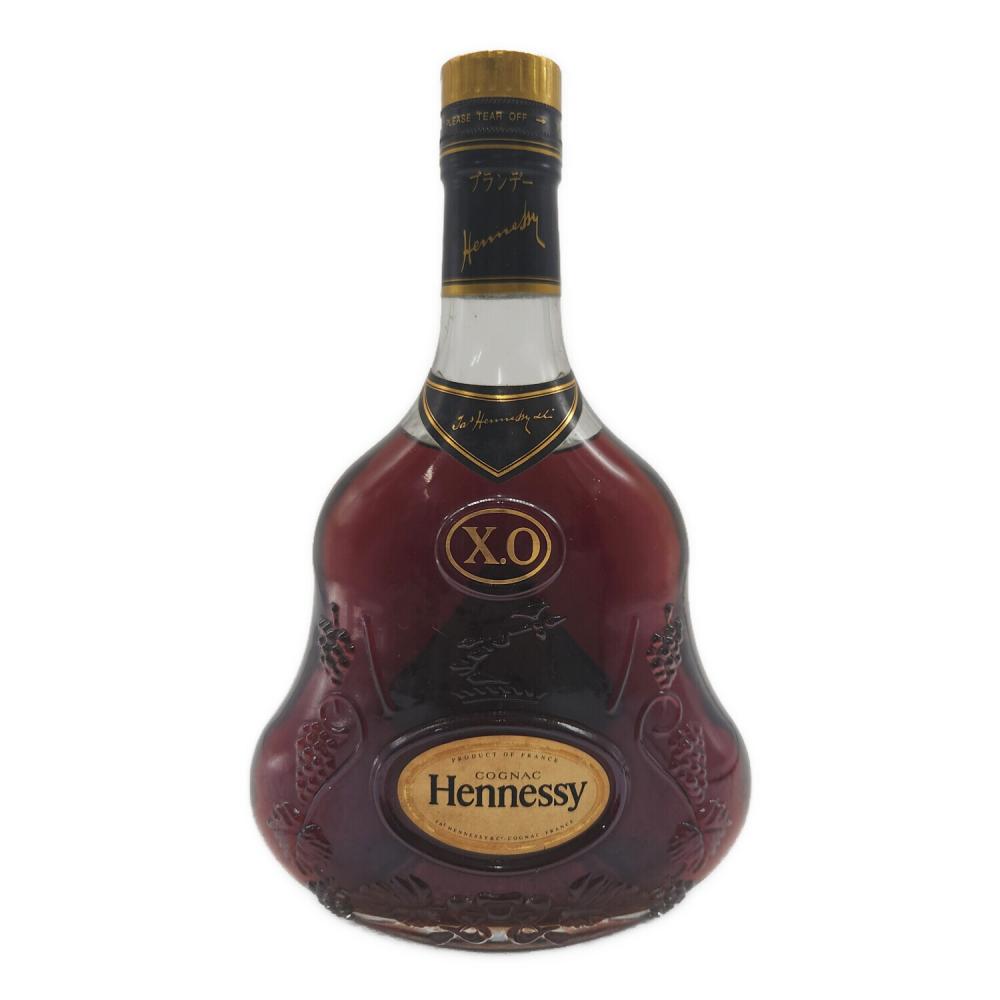Hennessy Cognac 700ml フレア型　未開封 ヘネシー (Hennessy) コニャック 700ml XO 金キャップ 未開封