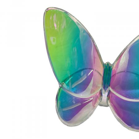 Baccarat  バカラ　ラッキーバタフライ　 イリゼクリア Baccarat バカラ ラッキー バタフライ イリゼクリア&スカラベブルー