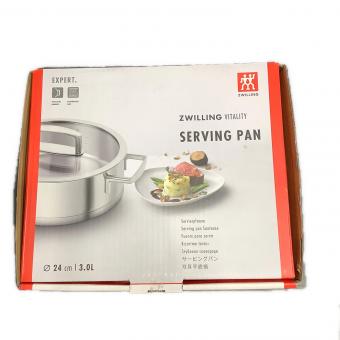 ZWILLING (ツヴィリング) サービングパン 24cm シルバー