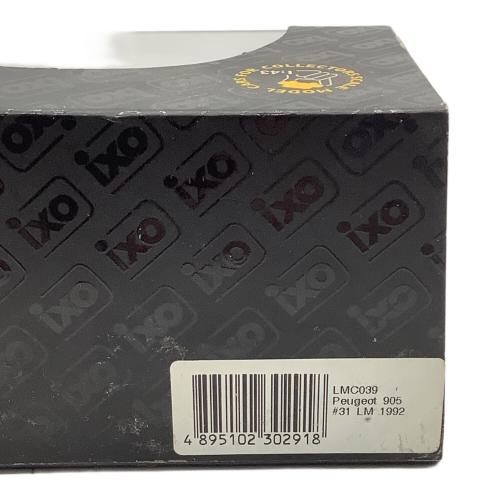 ミニカー Peugeot 905 #31 LeMans 1992 Wendlinger, Van de Poele, Ferte 1:43 Ixo