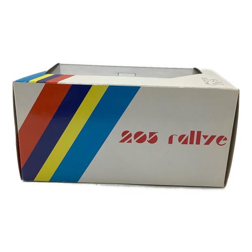 ミニカー NOREV/ノレブ プジョー 205 ラリー 1988 ホワイト