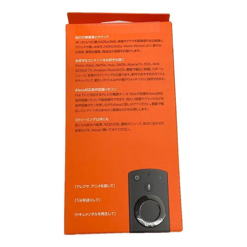 アマゾン Fire TV Stick 4K - Alexa対応音声認識リモコン付属 B079QRQTCR