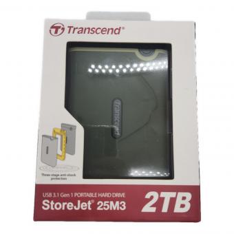 Transcend (トランセンド) 外付けハードディスク StoreJet 25M3 2TB