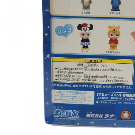 セガ ソフビフィギュア ディズニーキャラクター キュージョン ソフビ