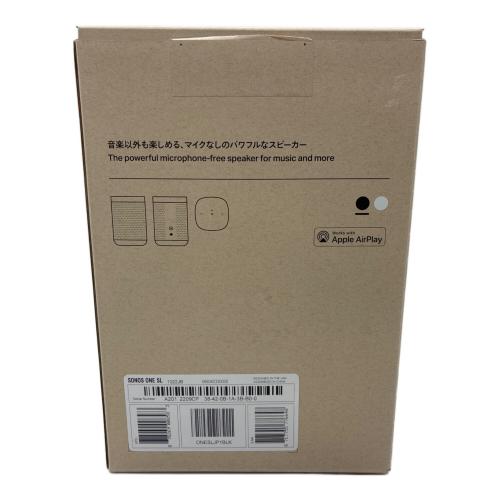 SONOS (ソノス) スマートスピーカー(AIスピーカー) ブラック One SL S38